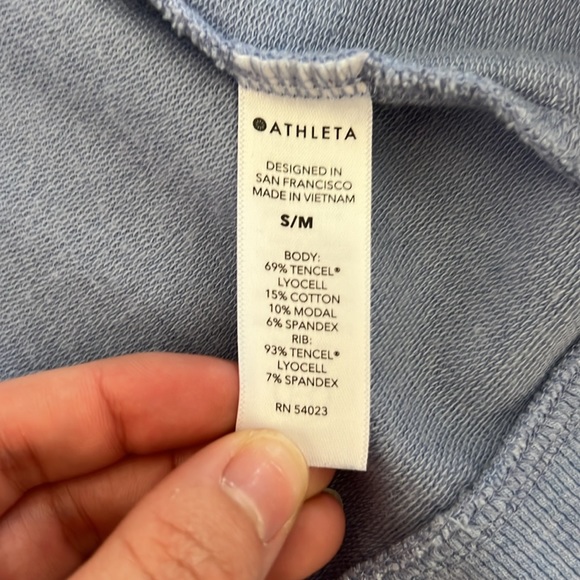 ATHLETA Baby Blue Wrap Cardigan - Picture 5 of 5